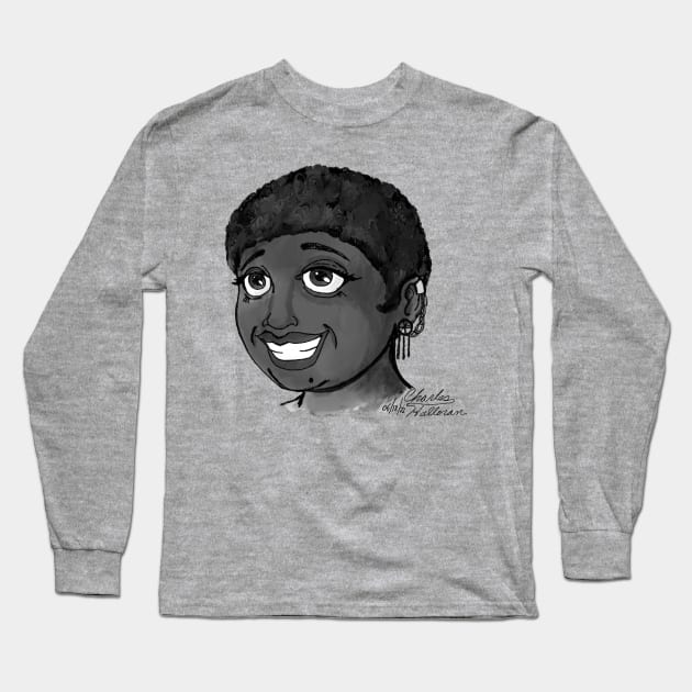 Marjorie Long Sleeve T-Shirt by Halloran Illustrations